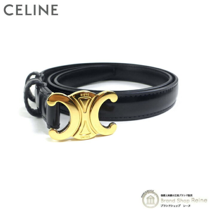 □美品□ CELINE セリーヌ レザー ゴールド金具 ベルト 表記 □美品□ CELINE セリーヌ レザー ゴールド金具 ベルト 表記