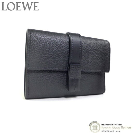 【クーポン利用で値引き!】ロエベ (LOEWE) スモール バーティカル ウォレット 三つ折り コンパクト 財布 C660S86X01 ブラック【中古】 【クーポン利用で値引き!】ロエベ (LOEWE) スモール バーティカル ウォレット 三つ折り コンパクト 財布 C660S86X01 ブラック【中古】