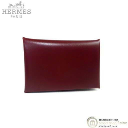 【セール+2000円OFFクーポンで】エルメス (HERMES) カルヴィ ボックスカーフ ボルドー カードケース 名刺入れ B刻 H044164CK【新品】 【セール+2000円OFFクーポンで】エルメス (HERMES) カルヴィ ボックスカーフ ボルドー カードケース 名刺入れ B刻 H044164CK【新品】