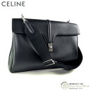 【クーポン利用で値引き!】セリーヌ (CELINE) 16 セーズ ラージスープル 24H ショルダーバッグ レザー 195533 ブラック×SV金具【美品】 ...
