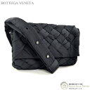 【クーポン利用で値引き!】ボッテガ ヴェネタ (BOTTEGA VENETA) イントレチャート スモール ランプル メッセンジャー ライトペーパーナイロン クロスボディ ショルダー バッグ 795498 ブラック【未使用品】 中古(4)