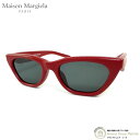 【SALE+更に2000円OFFクーポンでお得!】メゾン マルジェラ (Maison Margiela) MM X Gentle Monster MM208 ジェントルモンスター コラボ サングラス LEATHER-LR1 レッド【新品】