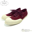 プラダ (PRADA) ラバーキャップトウ スニーカー シューズ 3E5838 靴 #36 AMARANTO【中古】