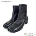 【2000円OFFクーポンでお得!】メゾン マルジェラ (Maison Margiela) Tabi タビ 足袋 ショートブーツ ナッパレザー S58WU027...