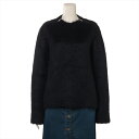 【SALE+更に2000円OFFクーポンでお得!】ジルサンダー (JIL SANDER) 23AW モヘヤ×ナイロン×ウール ニット サイズ34 ブラック J03GP0127 ウェア【新品同様】 中古