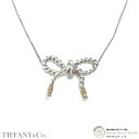 ティファニー (TIFFANY&CO.) ツイストリボン ネックレス SV925×750 シルバー【中古】