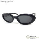 【SALE+更に2000円OFFクーポンでお得!】メゾン マルジェラ (Maison Margiela) Gentle Monster MM107 Leather ジェントルモンスター コラボ サングラス ブラック【新品同様】 中古