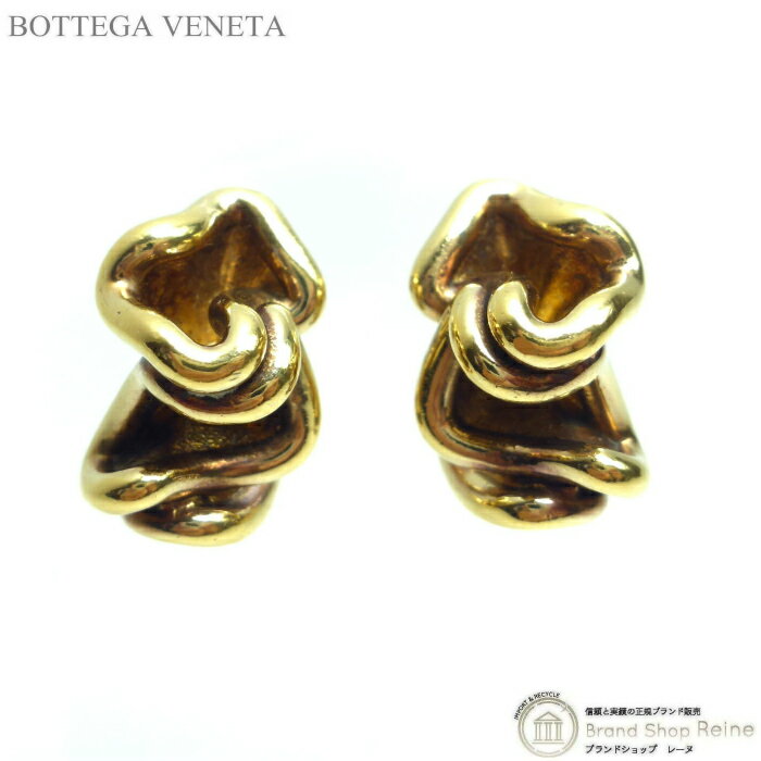 直営店☆BOTTEGA VENETA☆STAPLE フープピアス ゴールドトーン 楽天市場】フープピアス 18k(ブランドボッテガ・ヴェネタ)の通販