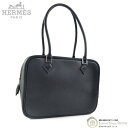 【1,000円OFFクーポンで値引き!】エルメス (HERMES) ミニ プリュム20 ヴォーエプソン ブラック □H刻 ハンド バッグ SV金具【中古】