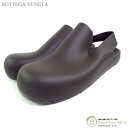 ボッテガ ヴェネタ (BOTTEGA VENETA) パドル スリングバック ラバーサンダル 658767 #43 ブラウン メンズ【中古】