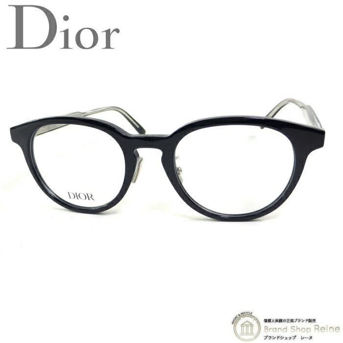 【SALE+更に2000円OFFクーポンでお得！】クリスチャンディオール （Christian Dior） BOTANICAO プラスチック メガネフレーム 眼鏡 R3F ブラック アイウェア【新品同様】 中古