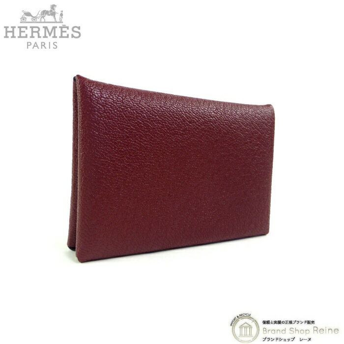 【2,000円OFFクーポンでお得！】エルメス （HERMES） カルヴィ シェーブル・ミゾール ルージュ カード..