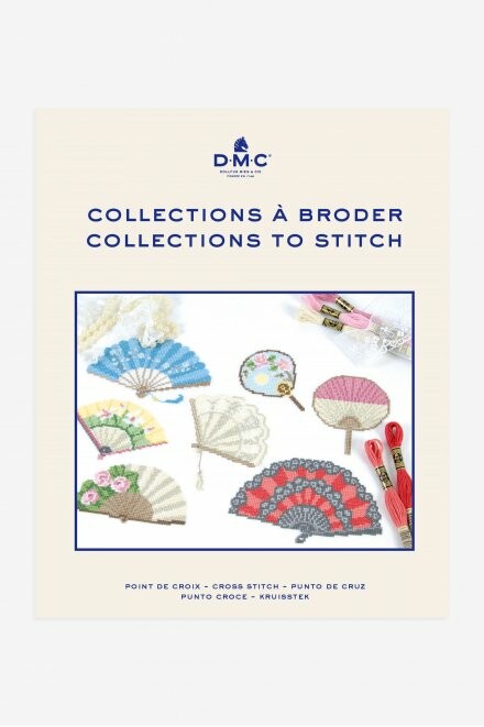DMC刺繍図案ブック（COLLECTIONS　コレクション）1冊　「コレクション」をテーマにしたデザインの図案..