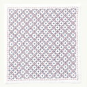 ●取寄品●刺し子ハンカチ(十字花刺し)/Sashiko Handkerchief「iine」は、抗菌・防臭ガーゼに#25刺しゅう糸を1本取りで刺していただく新ア...
