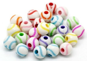 楽天市場 アクリルビーズ100個入ビーズ野球ボール おまかせミックスカラー スポーツプラスチックビーズプラビーズ ベースボール ビーズミックスアソートセット 12mm 11mm アンティーク手芸 レネット 楽天市場 アクリルビーズ100個入ビーズ野球ボール おまかせミックスカラー スポーツプラスチックビーズプラビーズ ベースボール ビーズミックスアソートセット 12mm 11mm アンティーク手芸 レネット