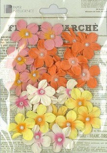 ペーパーフラワーペーパーパーツ フラワーマルシェ パールペタル サンシャイン（約20枚セット）紙製ス..