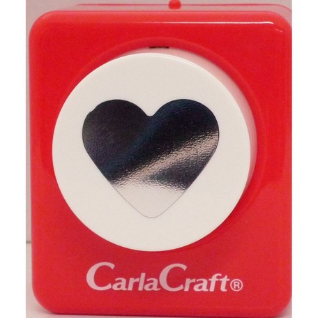 ハート型　パンチ ●取寄品●クラフトパンチ/Carla Craft　CP-2　ハート　手紙やカードのワンポイントスクラップブッキング型抜きパンチング紙をはさんで押すだけ