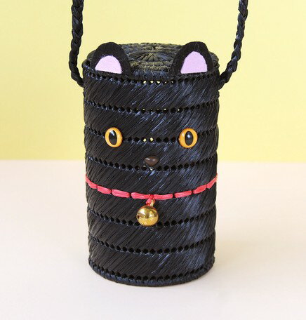 ●取寄品●黒猫のポシェット　子供向け手作りハンドメイドキット夏休み工作冬休み課題自由研究