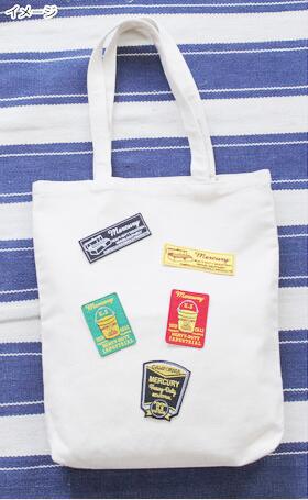 人気のマーキュリーが今だけ！MERCURYワッペン「バケツ」（グリーン）1枚 アメリカンスタイル　アイロン接着式／7cm×5cm