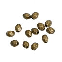 メタルビーズ 少量10個パック(アンティークブロンズカラー)手芸ビーズパーツ金属ビーズ4mm×3mm