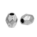 メタルビーズ 10個パック(アンティークシルバーカラー)手芸ビーズパーツ金属ビーズ 3mm×3mm