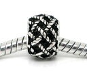 メタルビーズ1個(アンティークシルバーカラー)アクセーパーツとして使いやすい穴の大きいヨーロピアンタイプ10mm