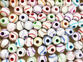 楽天市場 アクリルビーズ100個入ビーズ野球ボール おまかせミックスカラー スポーツプラスチックビーズプラビーズ ベースボール ビーズミックスアソートセット 12mm 11mm アンティーク手芸 レネット 楽天市場 アクリルビーズ100個入ビーズ野球ボール おまかせミックスカラー スポーツプラスチックビーズプラビーズ ベースボール ビーズミックスアソートセット 12mm 11mm アンティーク手芸 レネット