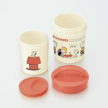 ●取寄品●タンブラーランチボックス2段 総容量480ml SNOOPY/ピーナッツ/お弁当箱