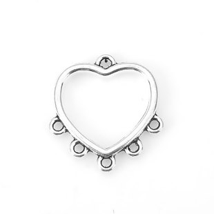 ●取寄品●コネクターパーツ 100個 アクセサリーパーツ金具ハンドメイド用留め金／15mm×14mm