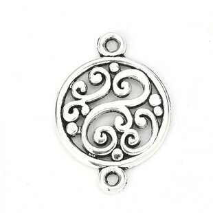 コネクターパーツ 5個　アクセサリーパーツ金具ハンドメイド用留め金20mm×14mm