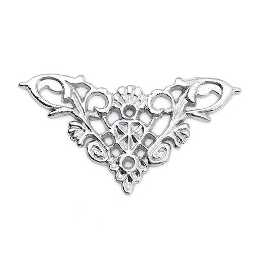 プレート 1枚入 レリーフ模様パーツ　アクセサリー装飾ディスプレイDIYパーツ／サイズ35mm×35mm