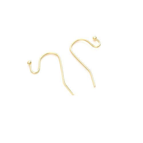 ステンレス製ピアス金具 100個パック(50ペア)ゴールドカラー/21mm×12mm ステンレス製ピアス金具 100個パック(50ペア)ゴールドカラー/21mm×12mm