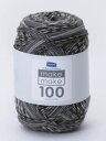 ●取寄品●オリムパス手編み糸 メイクメイク100シリーズ(色番1032ミディアムグレー)100g×3玉セット かすりの部分と杢の部分の色の変化 ※1枚目の画像が対象商品