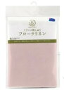 ●取寄品●オリムパス平織フランス刺しゅう布 フローラリネン「GARDEN PARTY」(色番1003 ローズペダル)約62cmx40cm