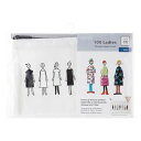 ●取寄品●ゆうパケット送料無料 刺しゅう用ポーチ 100 Ladies Embroidery Kit Pre-sewn Zipper (White) LECIE...