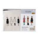 ●取寄品●ゆうパケット送料無料 刺しゅう用ポーチ 100 Ladies Embroidery Kit Pre-sewn Zipper (Pale Grey) L...