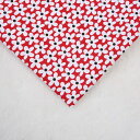 カットクロス1枚 約140cm x 80cm(フラワー模様パターン)プリント生地クラフト布 ソーイング手芸ファブリック
