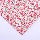 カットクロス1枚 約120cm x 80cm(フラワー模様パターン)プリント生地クラフト布 ソーイング手芸ファブリック