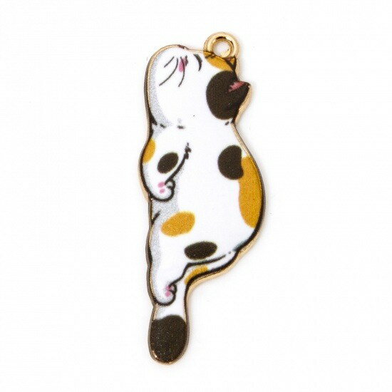 ●取寄品●エナメルチャーム(20個入り）猫catタイプE　※1枚目の画像が対象商品