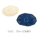 ●取寄品●お花模様のコースター レース編みキット(C) 手編みキット ※1枚目の画像が対象商品