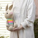 ●取寄品●ジャンボうさぎ あみぐるみセット アクリル毛糸ポップフルーツ手編みキット手芸キット