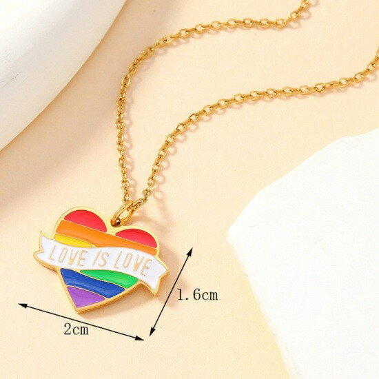 ●取寄品●ステンレス製レインボー虹チャーム（タイプA）1個　※1枚目の画像が対象商品