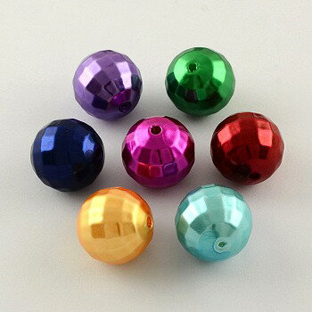 ●取寄品●アクリルビーズ(ミックスカラー約120個)アクセサリープラビーズ20mm ●取寄品●アクリルビーズ(ミックスカラー約120個)アクセサリープラビーズ20mm