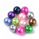 ●取寄品●アクリルビーズ(ミックスカラー約900個)アクセサリープラビーズ9.5x10mm(3)