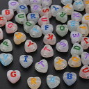●取寄品●アルファベットビーズ(約3500個)A~Zアクリルビーズ 7x7x4mm
