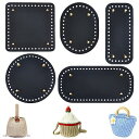 ●取寄品●バッグの底板パーツ5個(ミックスセット)底鋲付き ハンドメイドあみもの用品編み物雑貨