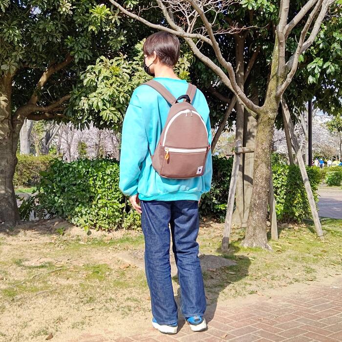 リュック スウェット生地のシンプルデザイン 多用途 男女兼用 レディース メンズ 4...