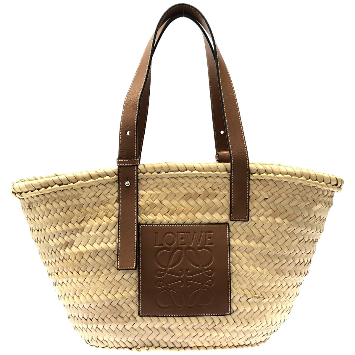 【中古・美品】　LOEWE ロエベ バスケットバッグ ミディアム かごバッグ
