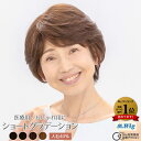 医療用ウィッグ ランキング1位 【HS07】ショートグラデーション ショート ハイグレード ファッションウィッグ 抗がん剤脱毛 全頭脱毛 全頭かつら オールウィ...