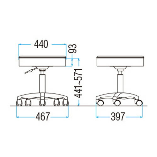 作業チェア FTY-20 [2]